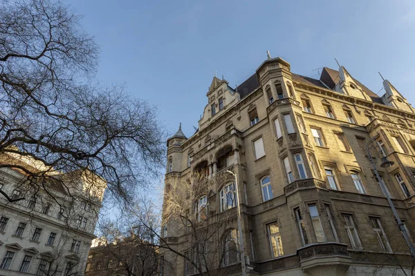 Edifício Apartamentos Budapeste Hungria — Fotografia de Stock