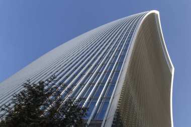 20 Fenchurch Street veya telsiz şehir merkezinde Londra güneşli kış günde bina.