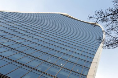 20 Fenchurch Street veya telsiz şehir merkezinde Londra güneşli kış günde bina.