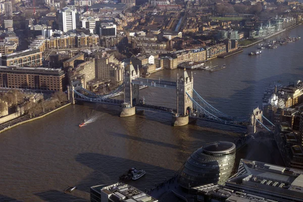 Londres Reino Unido 2018 Tower Bridge Támesis Londres Vista Desde — Foto de Stock