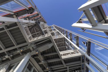 London, Büyük Britanya - 1 20 2018: bir kış gününde Londra'da bina 