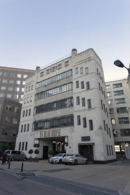 London, Büyük Britanya - 1 20 2018: St Olaf House Londra bir kış gününde.