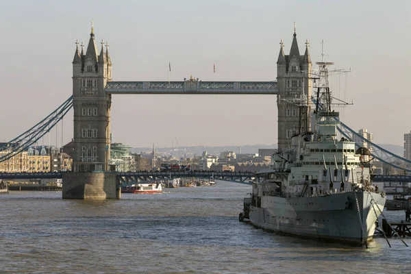 Londres Royaume Uni 2018 Tower Bridge Londres Par Une Journée — Photo