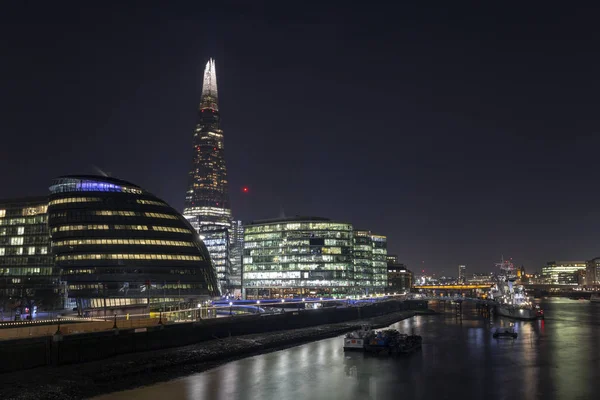 London United Kingdom 2018 City Hall London Shard Background — Stock Photo, Image