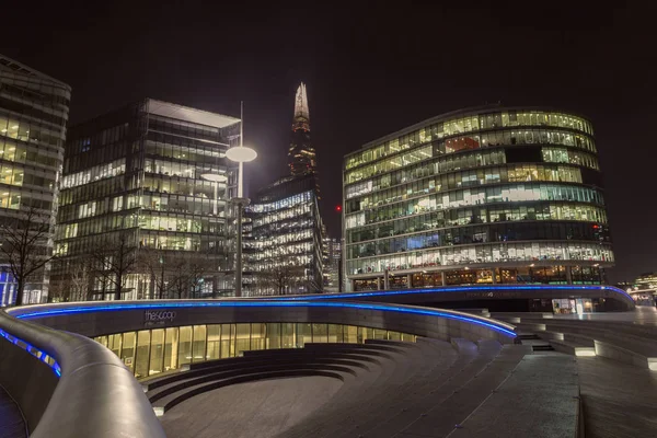 Londres Reino Unido 2018 Edificios Oficinas Londres Con Fragmento Fondo —  Fotos de Stock