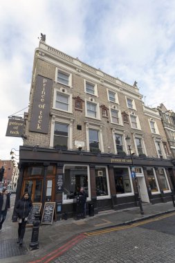 Kensington, London, London, Büyük Britanya - 1 25 2018: Apartmanlar.