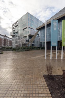 London, Büyük Britanya - 1 25 2018: Londra'daki Kensington Tasarım Müzesi.