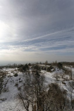 Pilis, Macaristan ormanında kış.