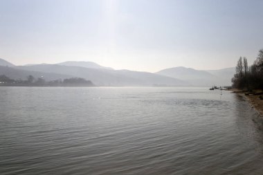 Nagymaros, Macaristan, Danube bend.