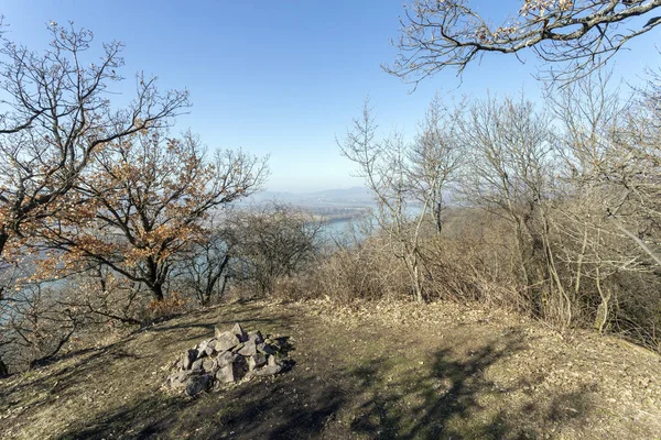 Sentiero Escursionistico Zebegeny Con Danubio Sullo Sfondo — Foto Stock