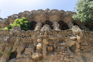 Barselona, İspanya 'da Park Guell