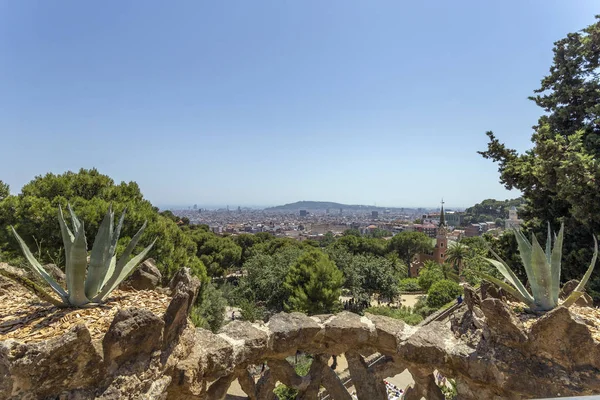 Barselona, İspanya 'da Park Guell