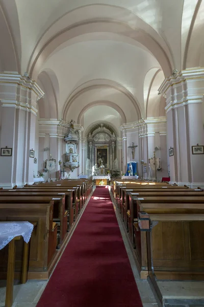 Interiören i St Stephen Church i Domos, Ungern. — Stockfoto