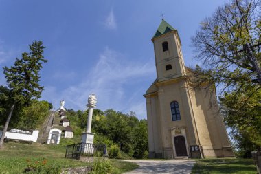 Calvary tepesi Magyarpolany, Macaristan.
