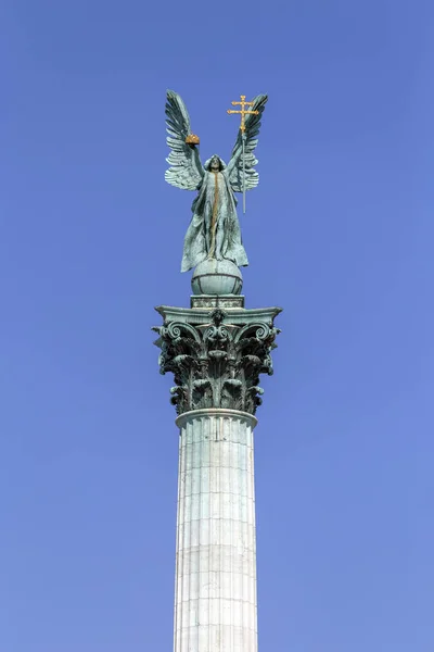 Plac bohaterów w Budapeszcie, Węgry — Zdjęcie stockowe