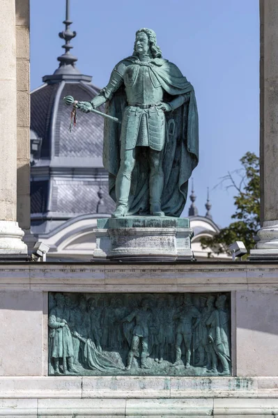 Plaza del Héroe en Budapest, Hungría —  Fotos de Stock