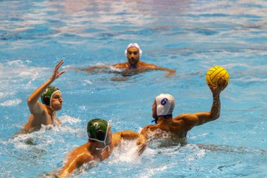 Budapes Osc Macaristan ve Sintez Kazan arasında Sutopu maçı