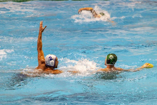 Match de water-polo entre OSC Hungary et Sintez Kazan à Budapes — Photo