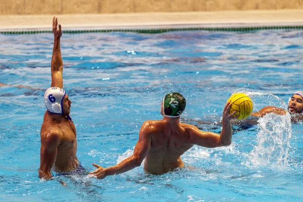 Partita di pallanuoto tra OSC Ungheria e Sintez Kazan a Budapes — Foto Stock