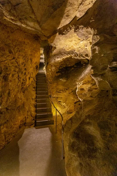 Palvolgyi cave in Budapest — Stock Photo, Image