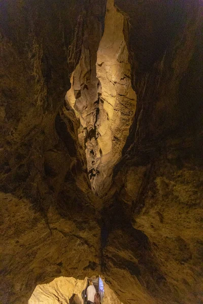 Pálvölgyi cave in Budapest — Stock Photo, Image