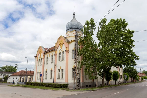 Old Lementary School Former Office Building Jaszapati Hungary — Stock Photo, Image