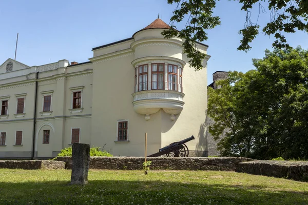 Innenhof Des Schlosses Sarospatak Ungarn — Stockfoto