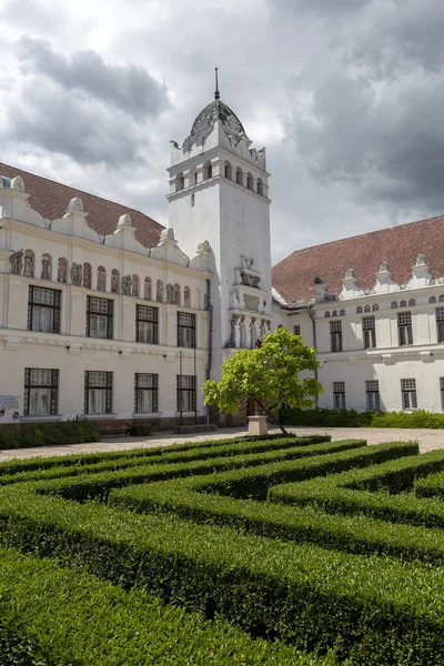 Cortile Del Campus Comenius Dell Università Karoly Eszterhazy Sarospatak Ungheria — Foto Stock