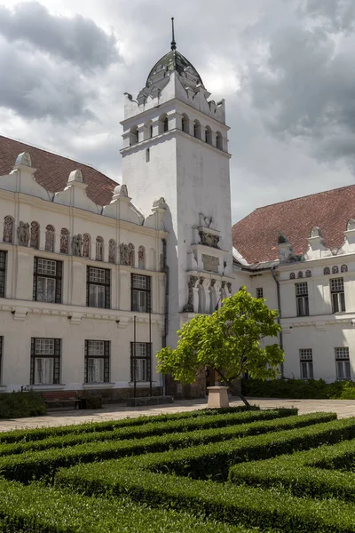 Cortile Del Campus Comenius Dell Università Karoly Eszterhazy Sarospatak Ungheria — Foto Stock