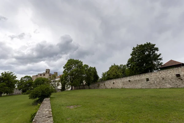 Renesansowa Wieża Zamku Sarospatak Węgrzech — Zdjęcie stockowe