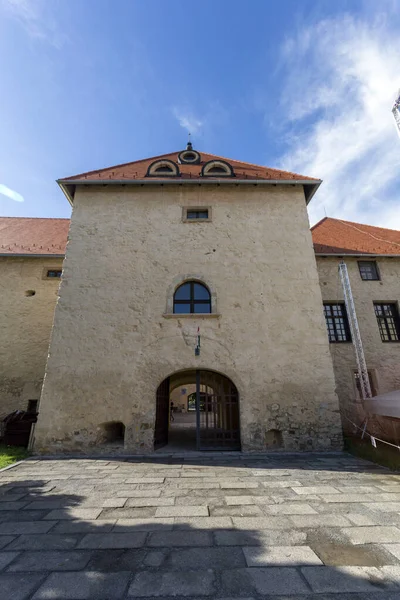 Cortile Del Castello Rakoczi Szerencs Una Giornata Estiva Ungheria — Foto Stock