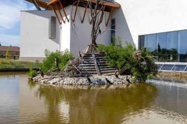 Macaristan, Poroszlo 'daki Tisza Gölü Ecocenter