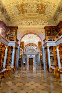 Library of the Pannonhalma Archabbey in Pannonhalma, Hungary. clipart