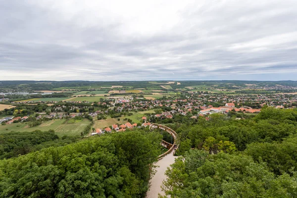 View Town Pannonhalma Mount Saint Martin Hungary — Stock Photo, Image