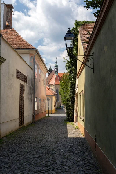 Edifícios Antigos Nas Ruas Koszeg Hungria Dia Verão — Fotografia de Stock