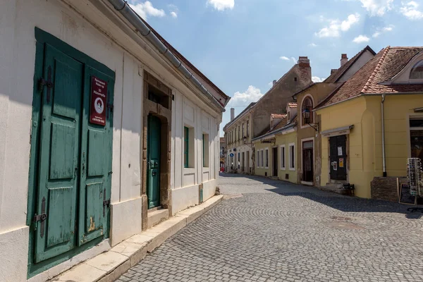 Старі Будинки Вулицях Косега Угорщина Літній День — стокове фото