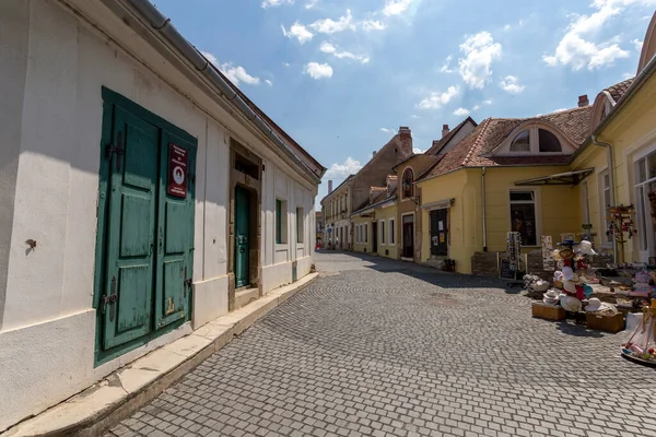 Старі Будинки Вулицях Косега Угорщина Літній День — стокове фото