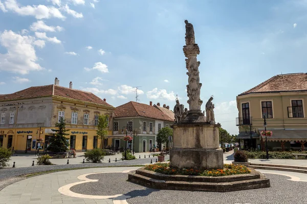 Koszeg Maďarsko 2020 Socha Trojice Koszegu Maďarsko — Stock fotografie