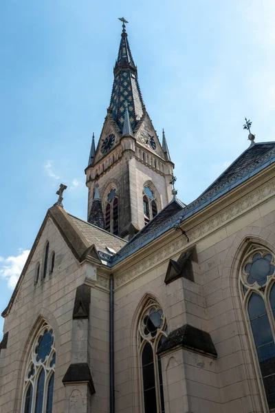 Herz Jesu Kirche Koszeg Ungarn Einem Sommertag — Stockfoto