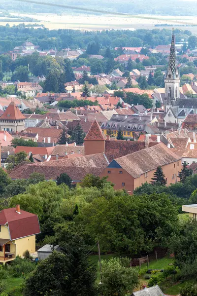 Vue Ville Koszeg Depuis Colline Suleiman Hongrie Jour Été — Photo