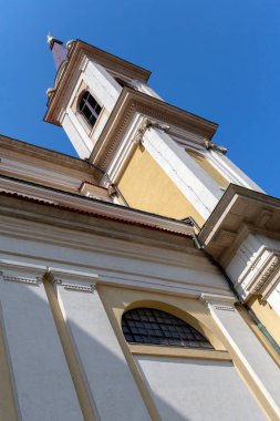 Macaristan 'da bir yaz günü Szombath Katedrali.