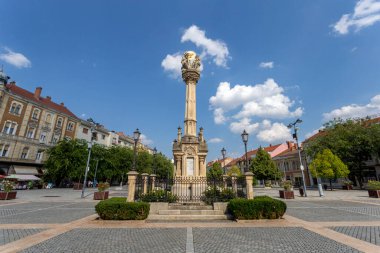 Macaristan 'ın Szombath kentindeki ana meydan..