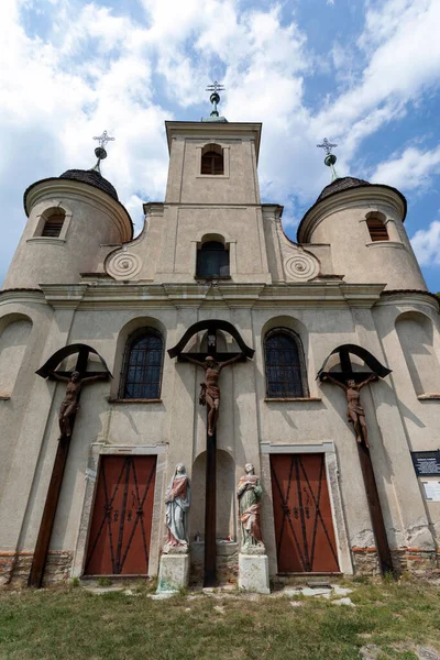 Kościół Kalwarii Koszegu Węgry Letni Dzień — Zdjęcie stockowe