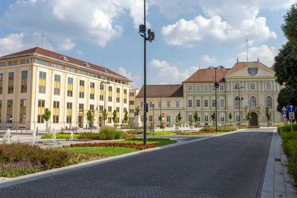 夏天的一天 匈牙利Szombathely的市政厅 — 图库照片