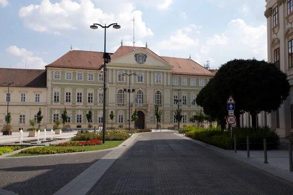 County Hall Szombathely Ungheria Una Giornata Estiva — Foto Stock