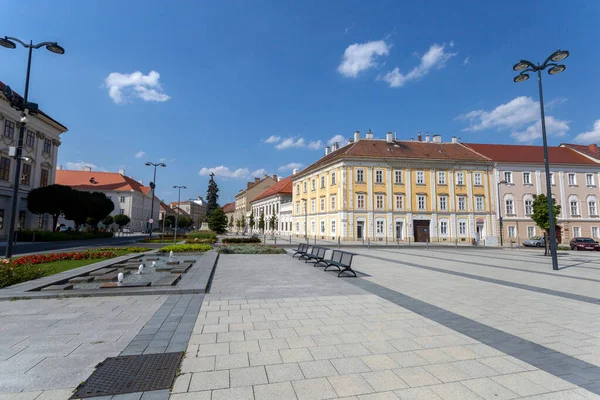 Sunny Summer Day Szombathely Hungary — Stock Photo, Image