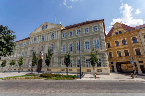 County Hall Szombathely Ungheria Una Giornata Estiva — Foto Stock