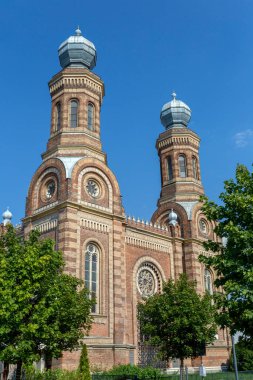 Macaristan, Szombath 'ta bir yaz günü sinagog.
