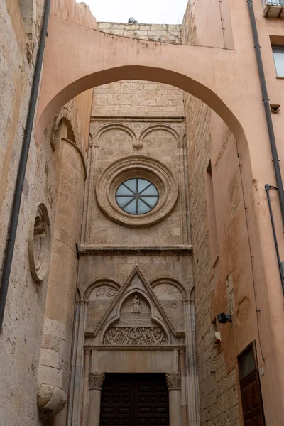 Vista Catedral Santa Maria Assunção Santa Cecília Cagliari Itália — Fotografia de Stock