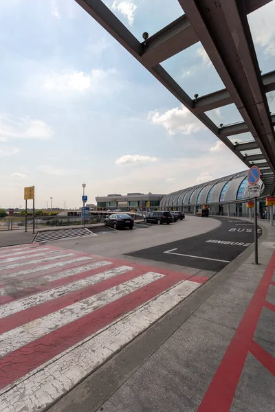 Budapest Hongrie 2020 Terminal Aéroport International Ferenc Liszt Budapest Hongrie — Photo